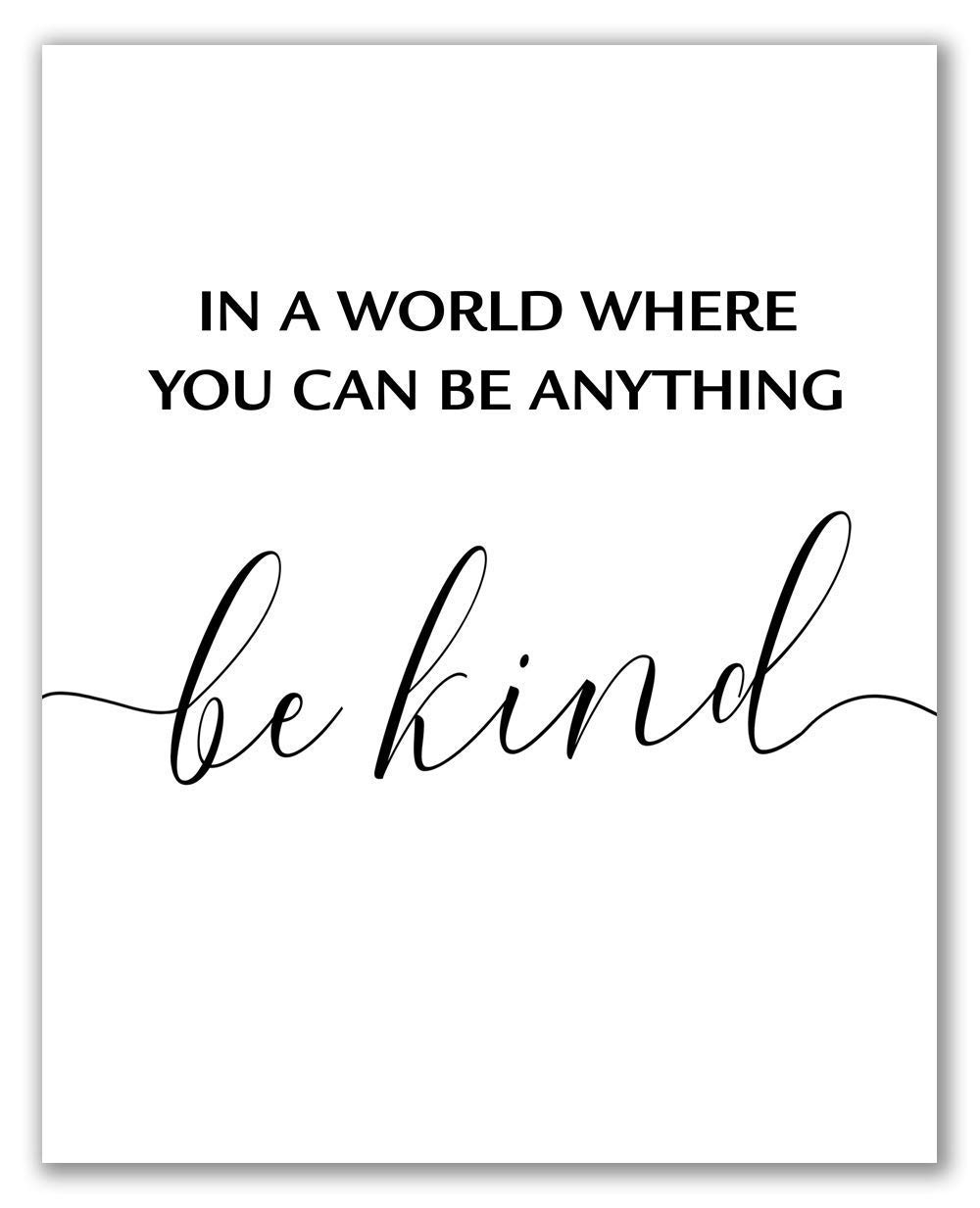 Be kind to the world